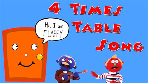 times table 4 song