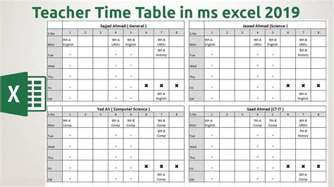 Times Table Generator Excel