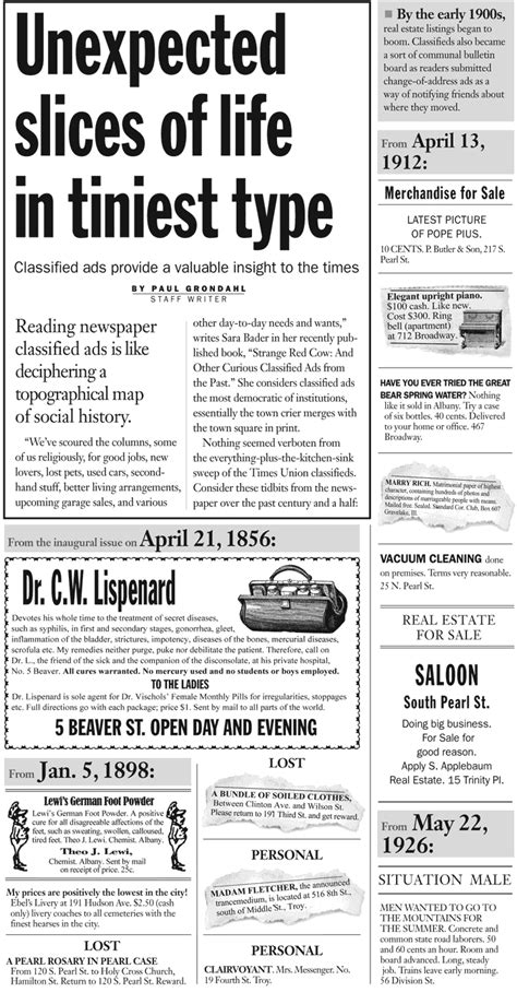 times union classified ads
