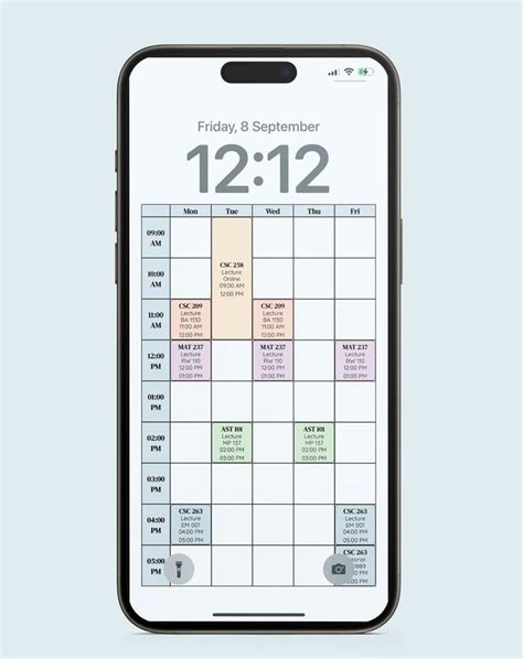 Timetable Wallpaper Maker