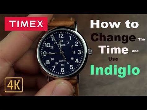 Timex Change Time