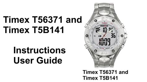Timex Ironman Transit User Guide