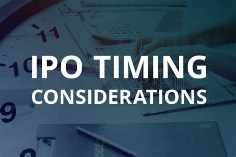 Timing Of Ipo