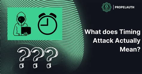 timing-and-timing-attacks