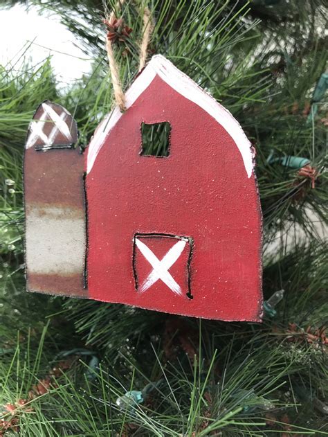 Tin Barn Ornaments