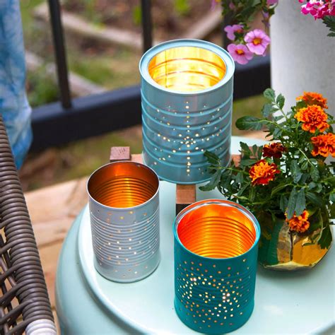 Tin Can Candle Lantern