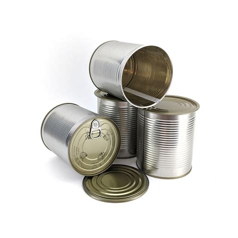 Tin Cans Coated With