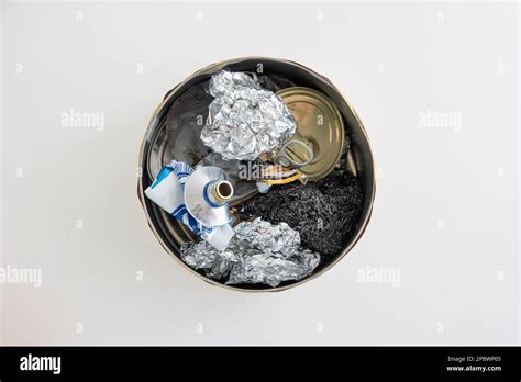 Tin Foil Garbage Can