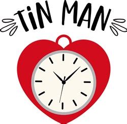 Tin Man Clock Face Printable