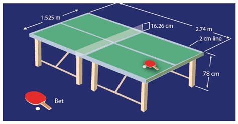 Gambar Dan Ukuran Lapangan Tenis Meja Gambar Lapangan