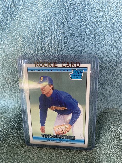 tino martinez rookie rated card