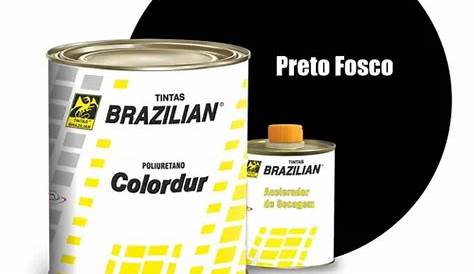 Tinta Automotiva Pu Preto Fosco Kit 3,6l Com Catalisador - R$ 208,00 em