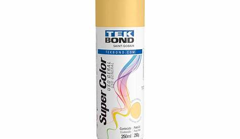 Tinta Spray Super Color Uso Geral Bege Fosco 350ml/250g - Tekbond | C&C