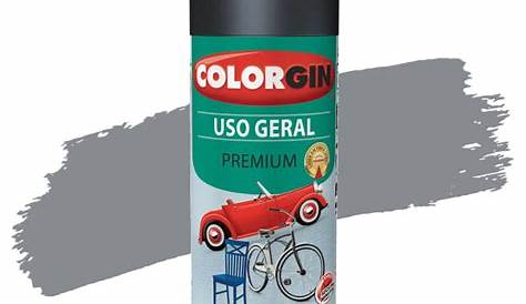 Tinta Spray Colorgin Uso Geral Cinza Primer 400ML - Elastobor