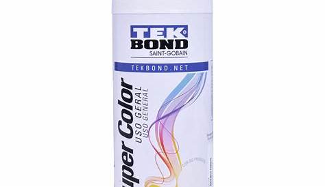 Kit Tinta Spray Branco Fosco 350ml C/ 06 unidades - Tekbond - Cordeiro