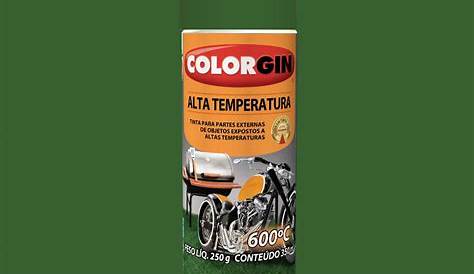 Tinta Spray Colorgin Alta Temperatura 5726 Verde Fosco 300ml - Mundo