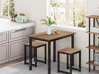 Small Dining Table Sets for 2, Kitchen Dining Set Table and 2 Chairs