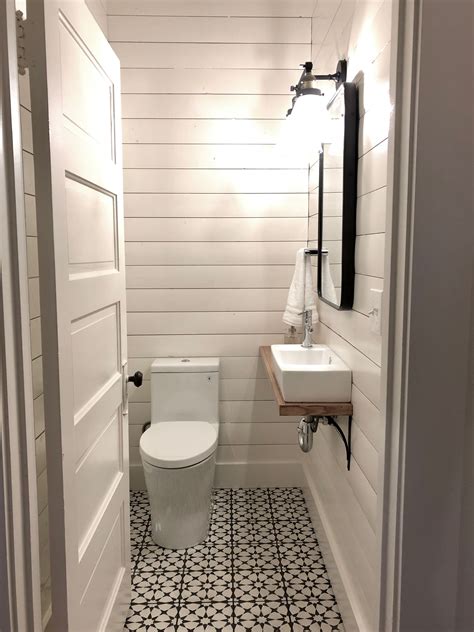 Crazy And Beautiful Tiny Powder Room With Color And Tile (20 in 2020
