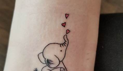 Tiny Simple Elephant Tattoo Minimalistic