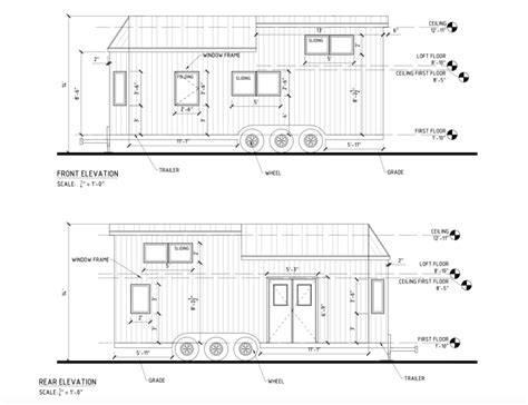 Tiny House Floor Plans On Trailer