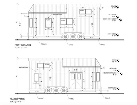 Tiny House Trailer Blueprints