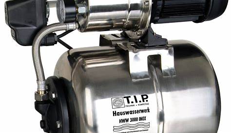 T.I.P Hauswasserwerk HWW 1300 INOX mit Trockenlaufschutz und Vorfilter