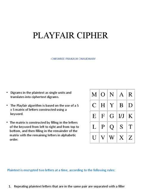 tip off for cipher a pdf