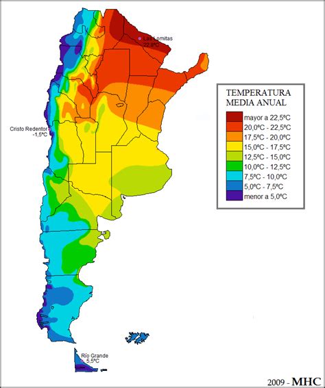 tipo de clima na argentina