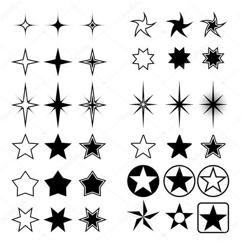 tipos de estrelas desenhos