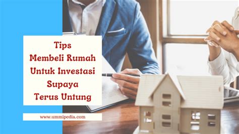 tips beli rumah untuk investasi