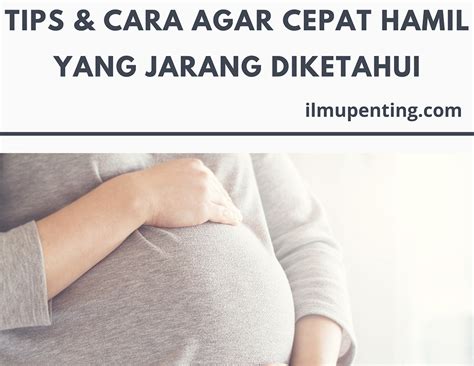 tips agar cepat hamil