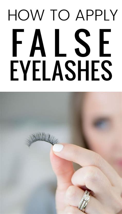 Tips And Tricks For Applying False Eyelashes