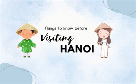 Tips Before Visiting Hanoi