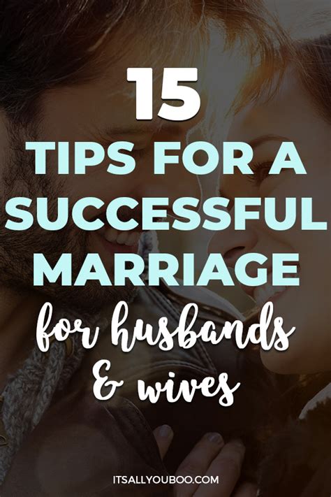 tips for a successful marriage
