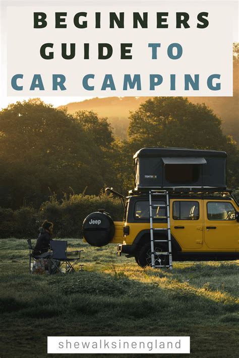 tips for car camping