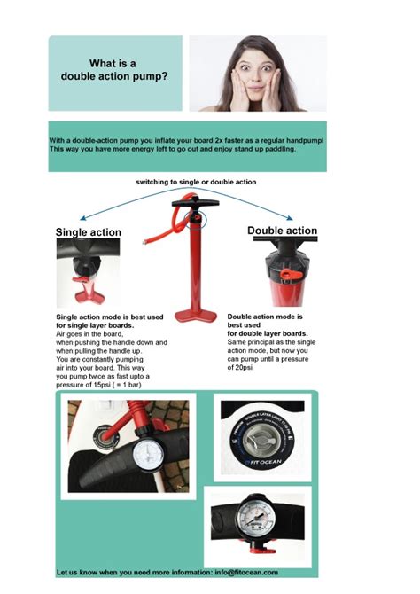 Tips For Double Action Pump