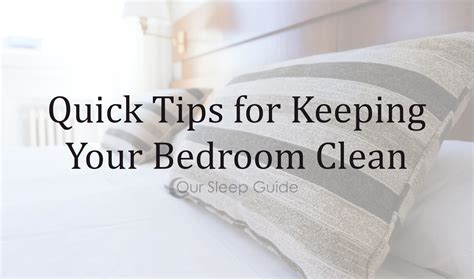 Tips For Keeping Bedroom Clean