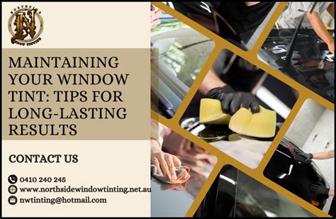 tips for maintaining your window tint