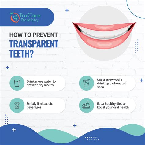 Tips Of Teeth Clear