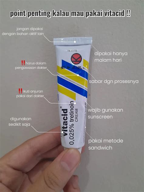 Tips Pakai Vitacid