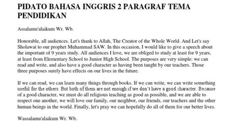 tips pidato bahasa inggris