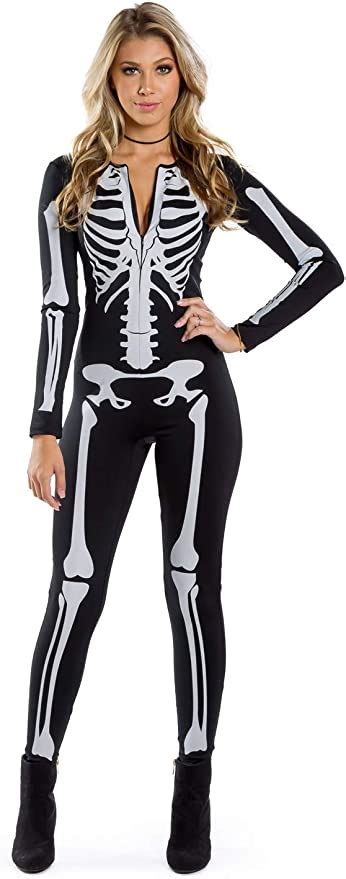 Tipsy Elves Skeleton Costume Best Onesie Costumes on Amazon