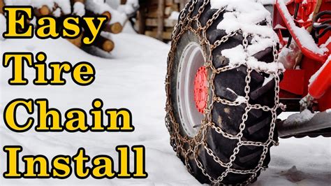 Tire Chains On Zero Turn Mower