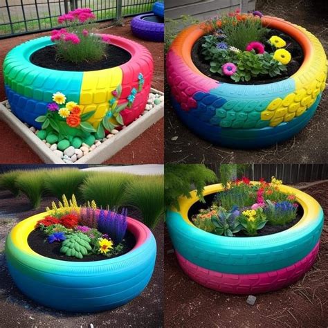 Tire Planters