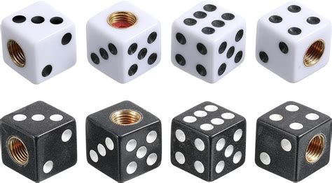 Tire Valve Stem Caps Dice