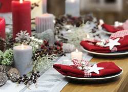 Tischdeko In Rot Weihnachten