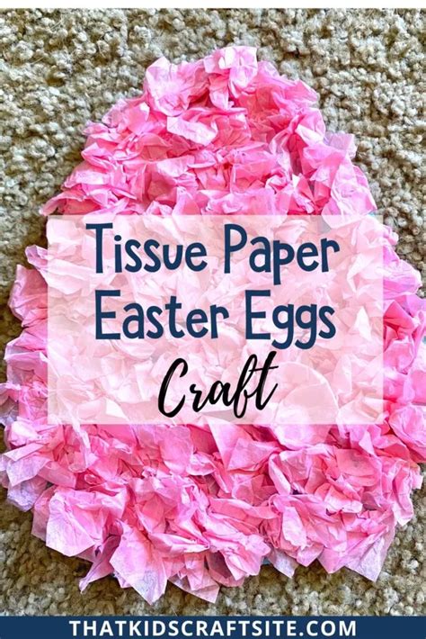 Tissue Paper Easter Crafts