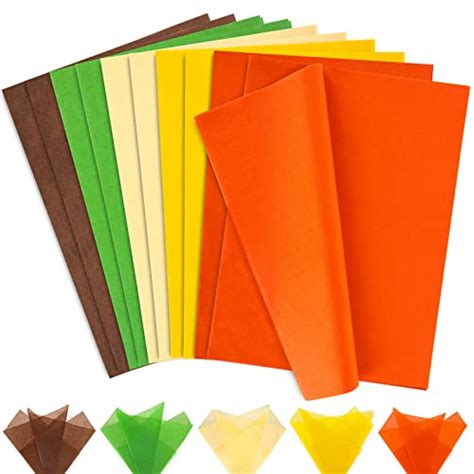 Tissue Paper Fall Colors