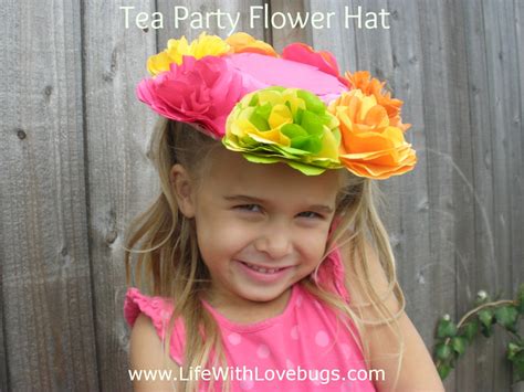 Tissue Paper Flower Hats