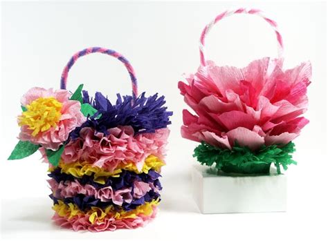 Tissue Paper May Baskets